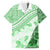 Hawaiian Tapa Family Matching Short Sleeve Bodycon Dress and Hawaiian Shirt Traditional Vintage Pattern Green LT05 Dad's Shirt - Short Sleeve Green - Polynesian Pride