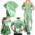 Hawaiian Tapa Family Matching Summer Maxi Dress and Hawaiian Shirt Traditional Vintage Pattern Green LT05 - Polynesian Pride