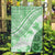 Hawaiian Tapa Garden Flag Traditional Vintage Pattern Green LT05 Garden Flag Green - Polynesian Pride