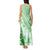 Hawaiian Tapa Tank Maxi Dress Traditional Vintage Pattern Green LT05 - Polynesian Pride