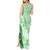 Hawaiian Tapa Tank Maxi Dress Traditional Vintage Pattern Green LT05 - Polynesian Pride