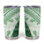 Hawaiian Tapa Tumbler Cup Traditional Vintage Pattern Green