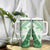 Hawaiian Tapa Tumbler With Handle Traditional Vintage Pattern Green