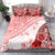 Hawaiian Tapa Bedding Set Traditional Vintage Pattern Red LT05 - Polynesian Pride