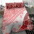 Hawaiian Tapa Bedding Set Traditional Vintage Pattern Red LT05 - Polynesian Pride