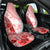 Hawaiian Tapa Car Seat Cover Traditional Vintage Pattern Red LT05 One Size Red - Polynesian Pride