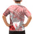 Hawaiian Tapa Family Matching Mermaid Dress and Hawaiian Shirt Traditional Vintage Pattern Red LT05 - Polynesian Pride