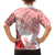 Hawaiian Tapa Family Matching Puletasi Dress and Hawaiian Shirt Traditional Vintage Pattern Red LT05 - Polynesian Pride