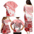 Hawaiian Tapa Family Matching Puletasi Dress and Hawaiian Shirt Traditional Vintage Pattern Red LT05 - Polynesian Pride