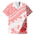 Hawaiian Tapa Family Matching Puletasi Dress and Hawaiian Shirt Traditional Vintage Pattern Red LT05 Dad's Shirt - Short Sleeve Red - Polynesian Pride