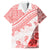 Hawaiian Tapa Family Matching Short Sleeve Bodycon Dress and Hawaiian Shirt Traditional Vintage Pattern Red LT05 Dad's Shirt - Short Sleeve Red - Polynesian Pride