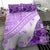 Hawaiian Tapa Bedding Set Traditional Vintage Pattern Violet LT05 - Polynesian Pride