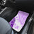 Hawaiian Tapa Car Mats Traditional Vintage Pattern Violet LT05 - Polynesian Pride