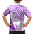 Hawaiian Tapa Family Matching Puletasi Dress and Hawaiian Shirt Traditional Vintage Pattern Violet LT05 - Polynesian Pride