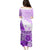 Hawaiian Tapa Family Matching Puletasi Dress and Hawaiian Shirt Traditional Vintage Pattern Violet LT05 - Polynesian Pride