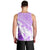 Hawaiian Tapa Men Tank Top Traditional Vintage Pattern Violet LT05 - Polynesian Pride