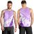 Hawaiian Tapa Men Tank Top Traditional Vintage Pattern Violet LT05 - Polynesian Pride