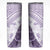 Hawaiian Tapa Skinny Tumbler Traditional Vintage Pattern Violet