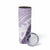 Hawaiian Tapa Skinny Tumbler Traditional Vintage Pattern Violet