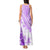 Hawaiian Tapa Tank Maxi Dress Traditional Vintage Pattern Violet LT05 - Polynesian Pride