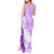 Hawaiian Tapa Tank Maxi Dress Traditional Vintage Pattern Violet LT05 - Polynesian Pride