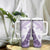 Hawaiian Tapa Tumbler With Handle Traditional Vintage Pattern Violet