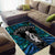 New Zealand Aotearoa Area Rug Maori Taniwha Paua Shell