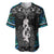 New Zealand Aotearoa Baseball Jersey Maori Taniwha Paua Shell