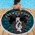 New Zealand Aotearoa Beach Blanket Maori Taniwha Paua Shell