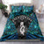 New Zealand Aotearoa Bedding Set Maori Taniwha Paua Shell