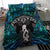 New Zealand Aotearoa Bedding Set Maori Taniwha Paua Shell