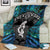 New Zealand Aotearoa Blanket Maori Taniwha Paua Shell