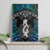 New Zealand Aotearoa Canvas Wall Art Maori Taniwha Paua Shell LT05 - Polynesian Pride
