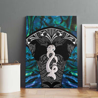 New Zealand Aotearoa Canvas Wall Art Maori Taniwha Paua Shell LT05 - Polynesian Pride