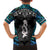 New Zealand Aotearoa Family Matching Long Sleeve Bodycon Dress and Hawaiian Shirt Maori Taniwha Paua Shell