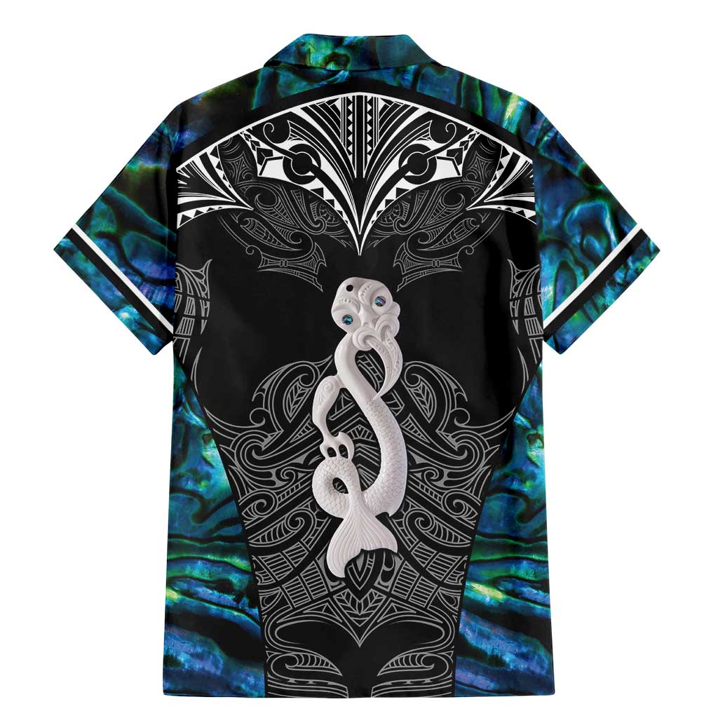New Zealand Aotearoa Family Matching Mermaid Dress and Hawaiian Shirt Maori Taniwha Paua Shell