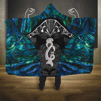 New Zealand Aotearoa Hooded Blanket Maori Taniwha Paua Shell LT05 - Polynesian Pride