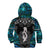 New Zealand Aotearoa Kid Hoodie Maori Taniwha Paua Shell