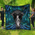 New Zealand Aotearoa Quilt Maori Taniwha Paua Shell