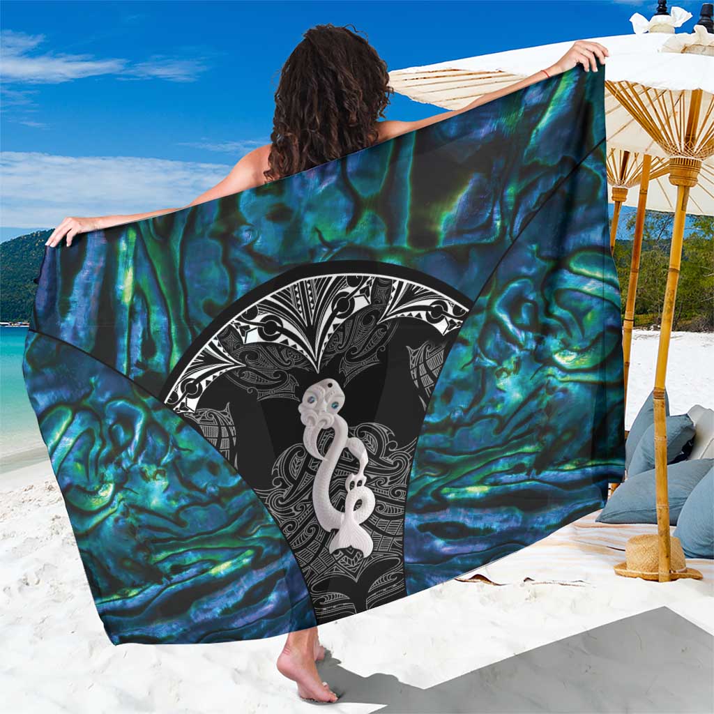 New Zealand Aotearoa Sarong Maori Taniwha Paua Shell