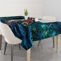 New Zealand Aotearoa Tablecloth Maori Taniwha Paua Shell LT05 - Polynesian Pride