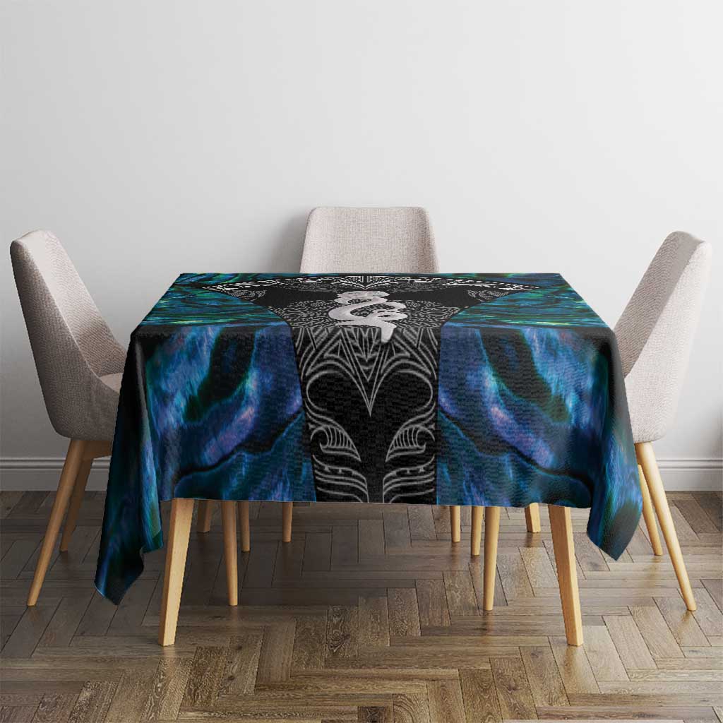 New Zealand Aotearoa Tablecloth Maori Taniwha Paua Shell LT05 - Polynesian Pride