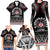 Personalised Samoa Black Saturday Family Matching Long Sleeve Bodycon Dress and Hawaiian Shirt Samoa For Samoans