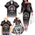 Personalised Samoa Black Saturday Family Matching Off The Shoulder Long Sleeve Dress and Hawaiian Shirt Samoa For Samoans