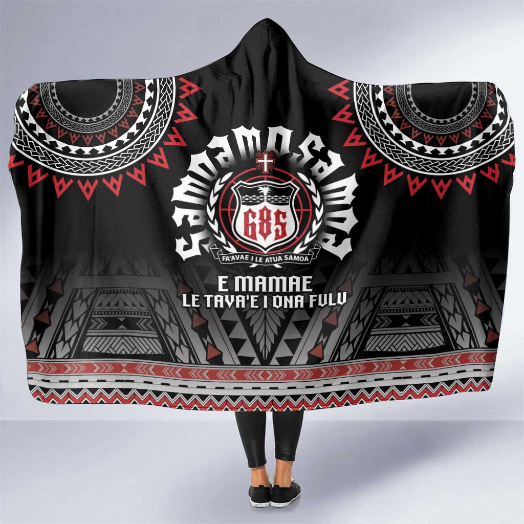 Samoa Black Saturday Hooded Blanket Samoa For Samoans