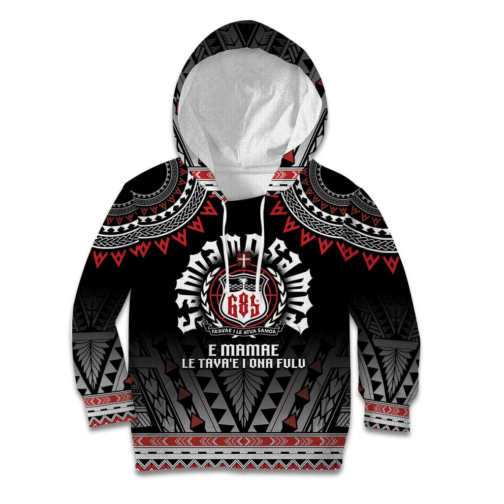 Personalised Samoa Black Saturday Kid Hoodie Samoa For Samoans