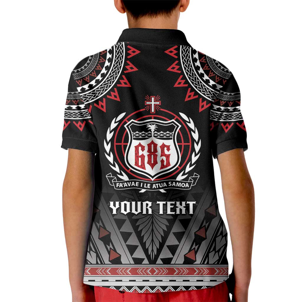 Personalised Samoa Black Saturday Kid Polo Shirt Samoa For Samoans