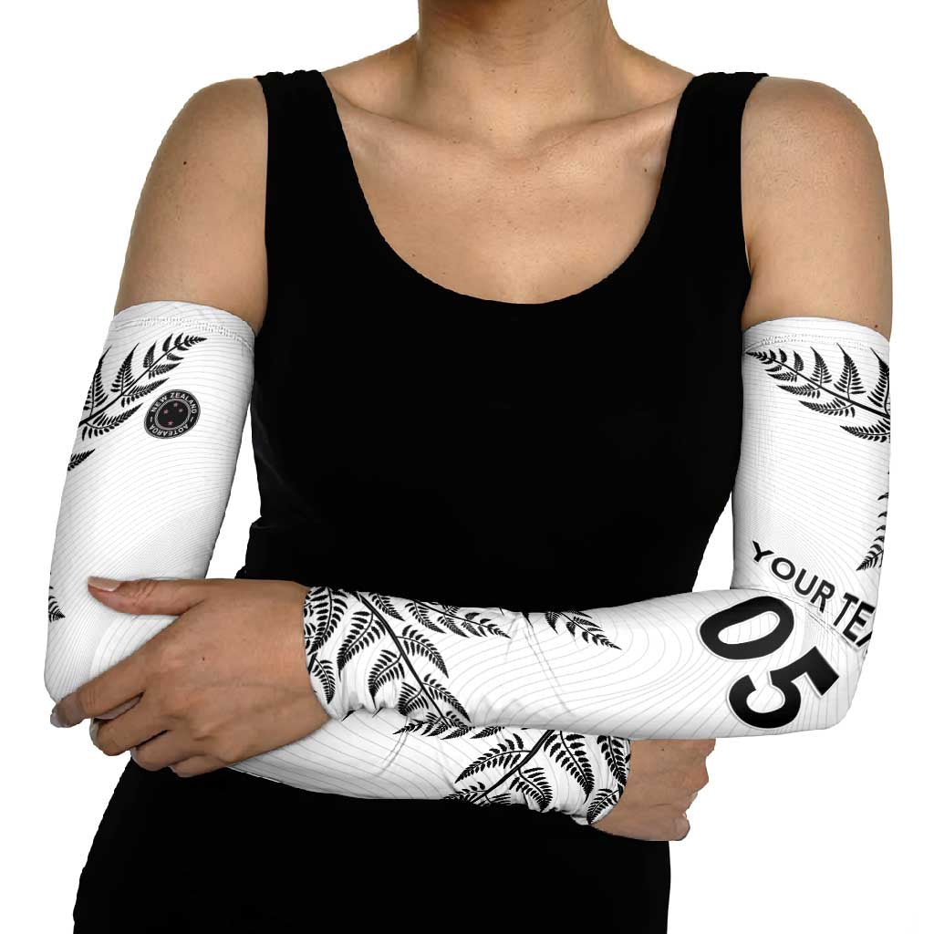 Custom New Zealand Football Arm Sleeves Aotearoa Pride LT05 - Polynesian Pride