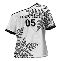 Custom New Zealand Football Cross Shoulder Shirt Aotearoa Pride LT05 - Polynesian Pride