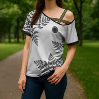 Custom New Zealand Football Cross Shoulder Shirt Aotearoa Pride LT05 - Polynesian Pride